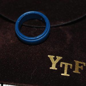 🔴 3/$20 YTF rubber blue wedding band